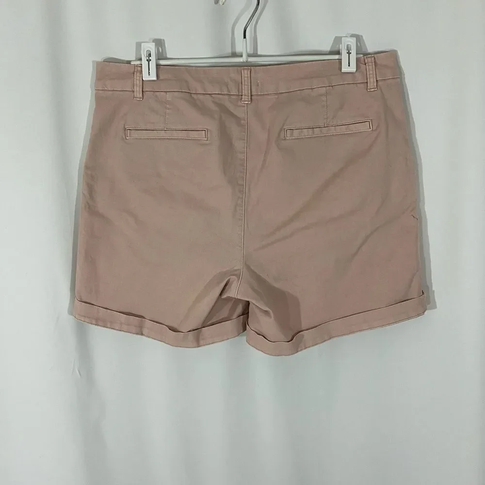 Daily Ritual Pale Pink Cotton Shorts